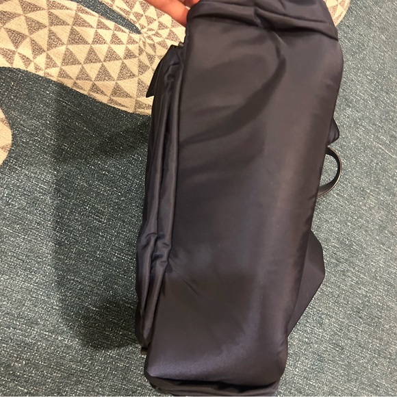 Prada Tessuto Nylon Soft Calf Double Zip Crossbody Bag - Picture 2 of 11